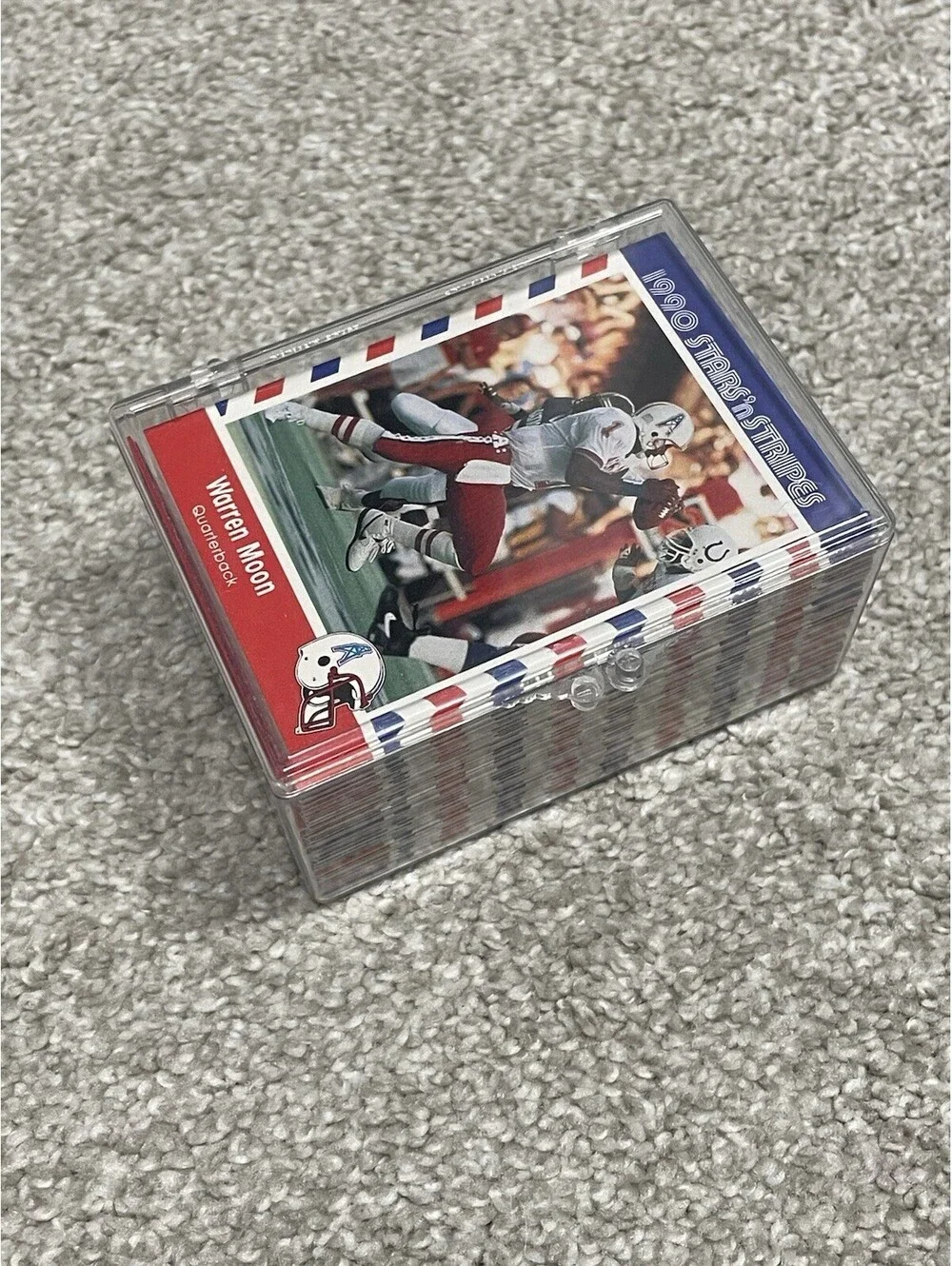 1990 Stars + Stripes Football - Complete 90 Card Set